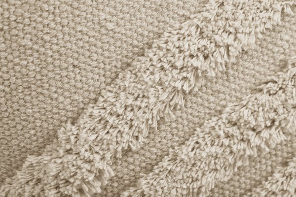 Poef HYLKE 60x60 naturel stof