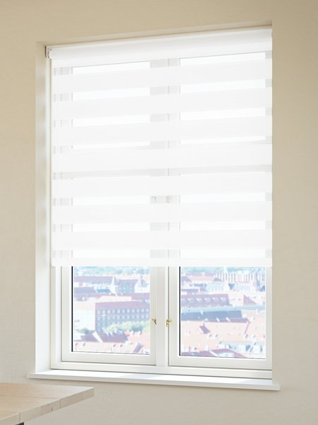 Roller blind Duo FEMRIS 60x180cm white