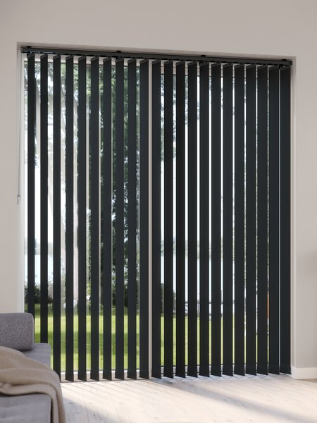 Vertical blind ROGEN 150x250cm black