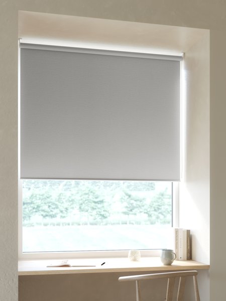 Blackout roller blind FALSTER 90x210cm grey