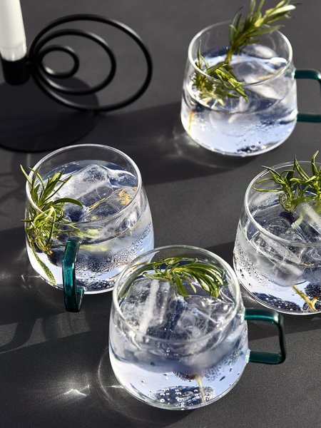 Tazza ANDERS vetro 400 cl Ø13xH18 cm assortita