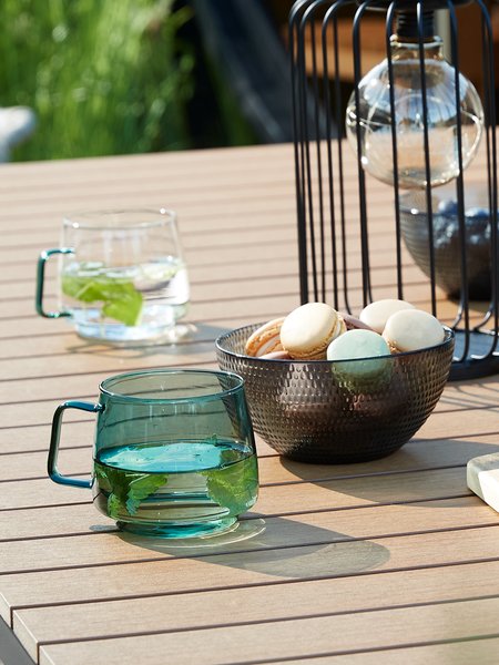 Tazza ANDERS vetro 400 cl Ø13xH18 cm assortita