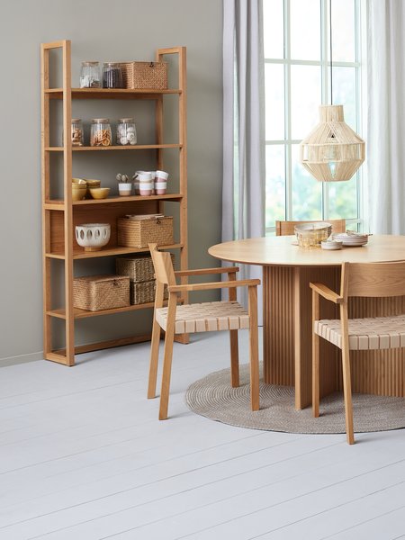 Shelving unit RY 5 shelves oak