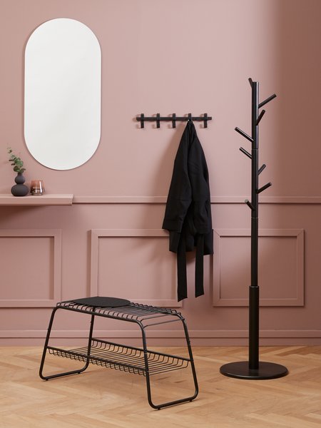 Coat stand CIRKELHUSE black