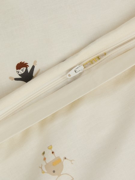 Completo copripiumino ASTER 155x220 cm bianco