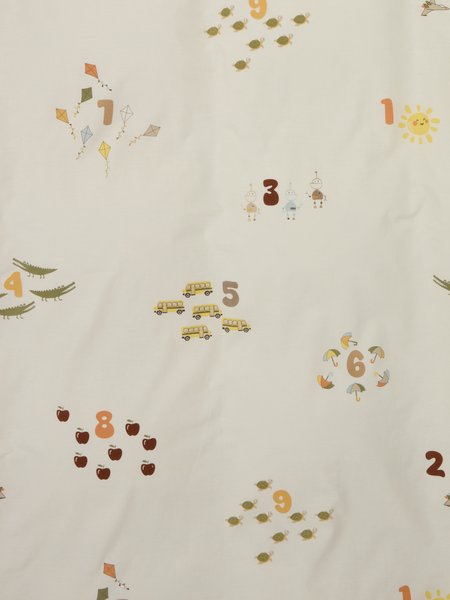 Completo copripiumino ASTER 155x220 cm bianco