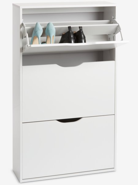 Shoe cabinet IDSKOV 3 compartments white