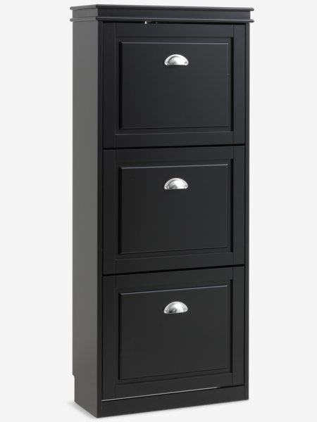 Shoe cabinet IDESTRUP 3 comp. black