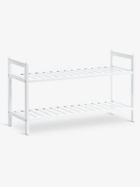 Shoe rack UGGERBY 2 shelves white