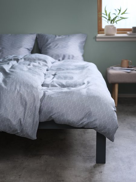 Påslakanset ASLI Mikro 150x210 dimblå
