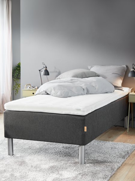 Resårbotten 90x200cm KVENNA GB20 grå-40 memory