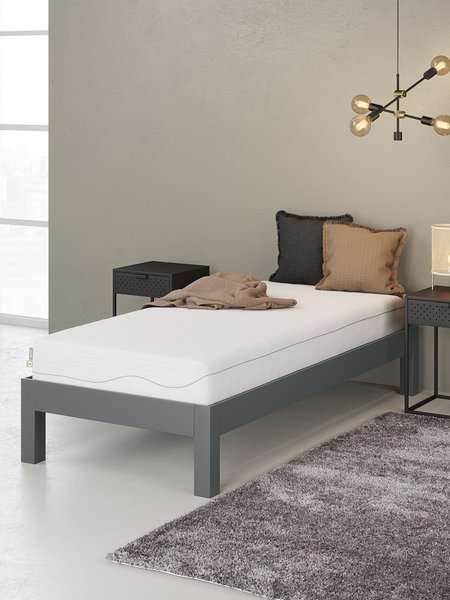 Skummadras 90x200cm WELLPUR KVITA GF85 hvid