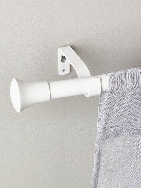 Tringle à rideau KULA 19mm 120-210cm blanc