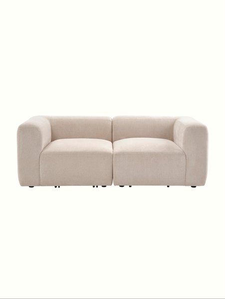 Modular sofa SKEJBY 2 seater sand fabric
