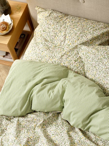 Duvet cover set JOSEFINE Single green