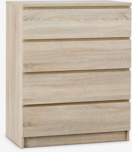 4 drawer chest LIMFJORDEN light oak colour