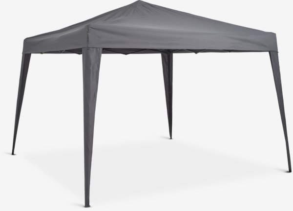 Gazebo JERUP P2,7xL2,7xH2,6 m grigio