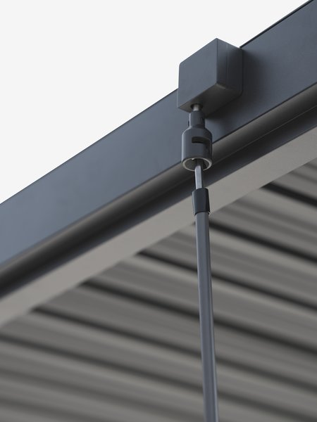 Pergola KONGEMOSE B3xL3xH2,36m svart