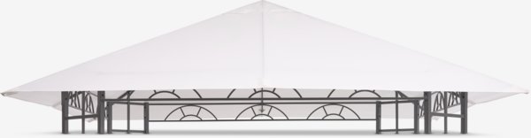 Gazebo roof FAABORG W3xL3m white