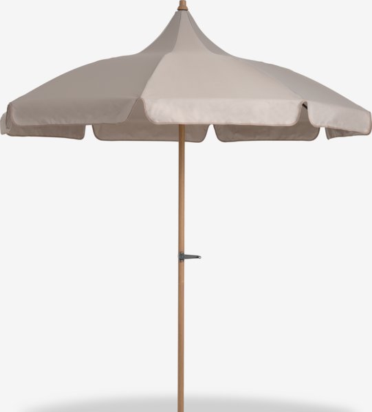 Parasol KELDERVIG Ø200 sable foncé