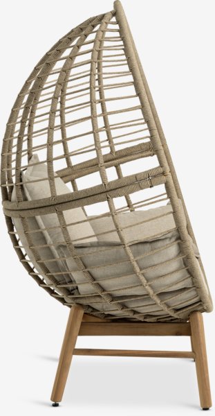 Fauteuil lounge d'extérieur VARMING naturel