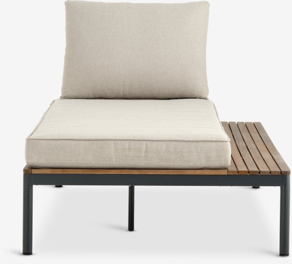 Lounge-Modul, Chaiselongue HOU, Akazienholz