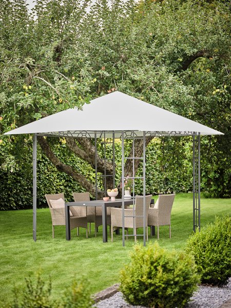 Gazebo roof FAABORG W3xL3m white