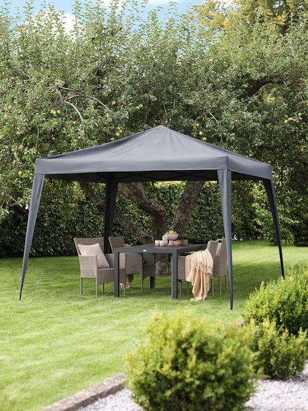 Gazebo JERUP P2,7xL2,7xH2,6 m grigio