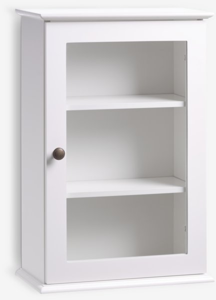 Wall cabinet MALLING 1 glass door white