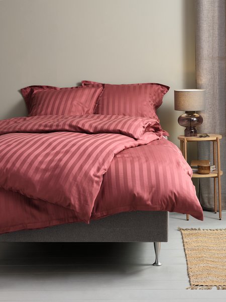 Parure de lit Satin NELL 240x220 rose foncé