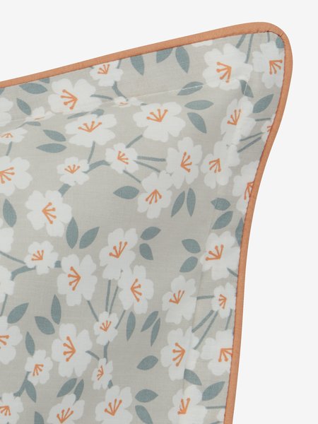 Parure de lit en percale INGA 160x210 gris