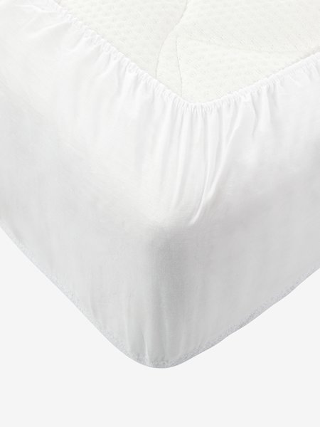 Drap-housse imperméable VICTORIA 140x200x25 blanc