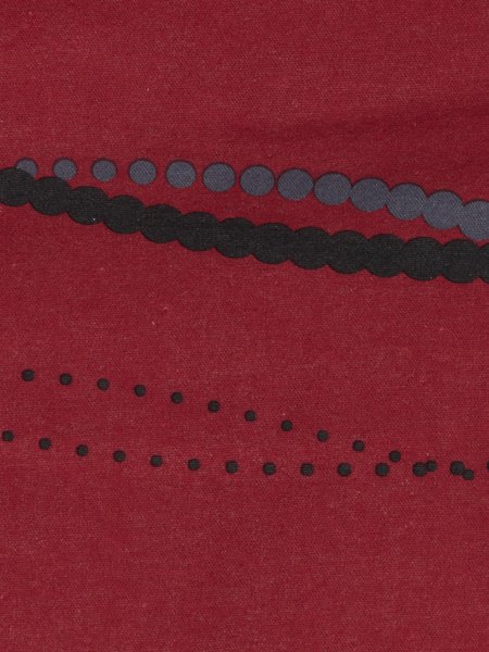 Flanell-Bettwäsche MINA 135x200 grau/rot