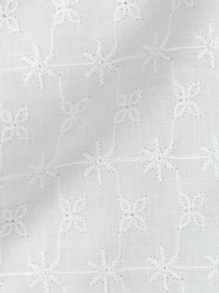 Parure de lit BIBI 160x210 blanc avec broderie