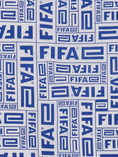 Completo copripiumino FIFA 160x210 cm bianco/blu