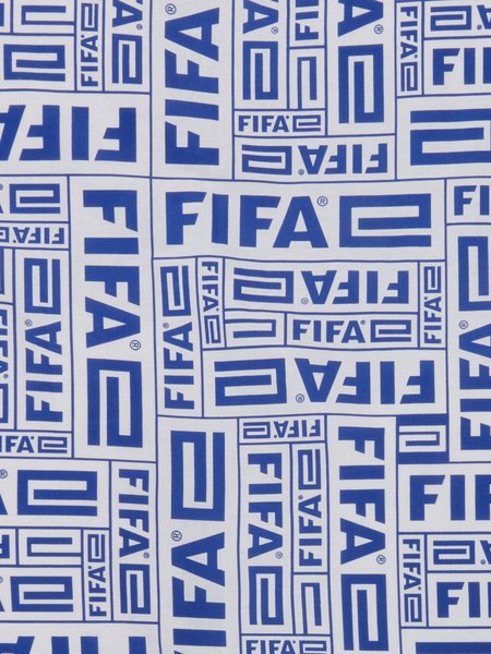 Parure de lit FIFA 160x210 blanc/bleu