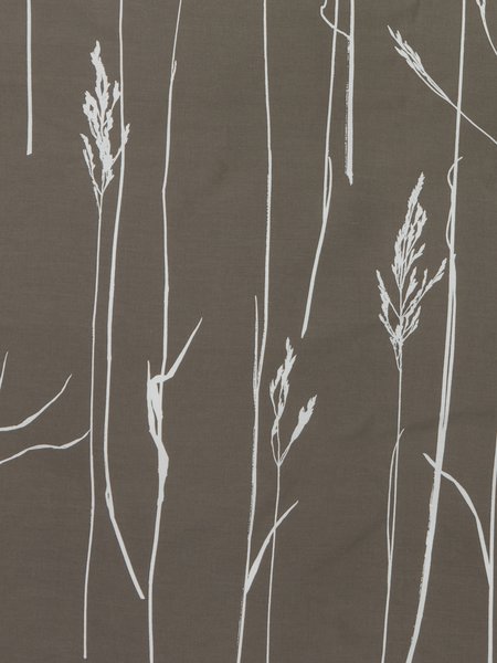 Satin-Bettwäsche NORDIC 135x200 grau/weiß
