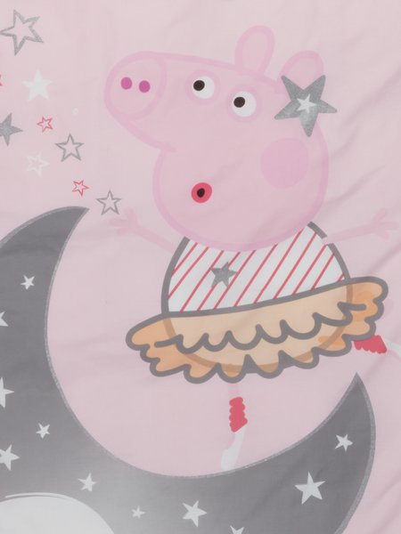 Completo copripiumino PEPPA PIG 150x220 cm rosa