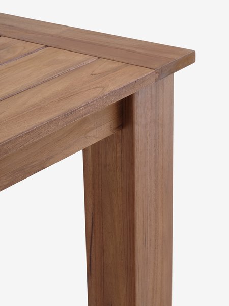 DRAMMEN L210 bord teak + 4 TOREKOV stole teak