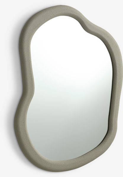 Mirror ONSILD 44x60 organic shape light sand