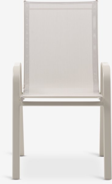 Stacking chair LEKNES beige