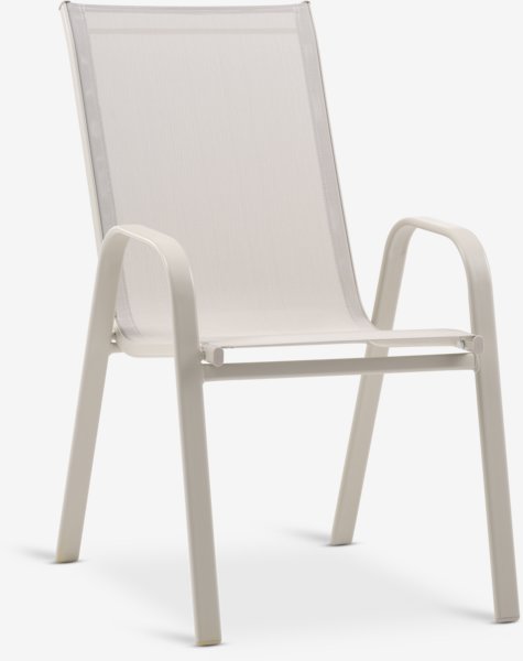 Stacking chair LEKNES beige