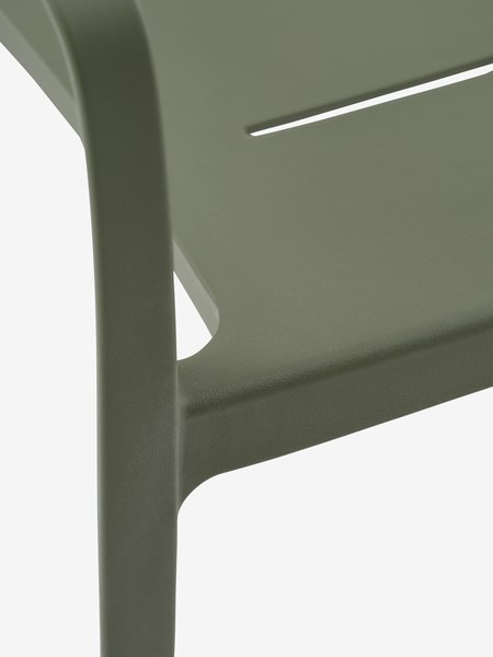 Stacking chair INGSTRUP olive green