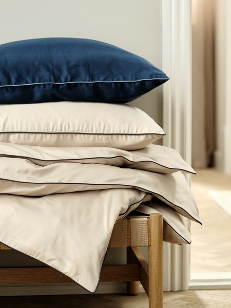 Sateen duvet cover set SANNA Double sand