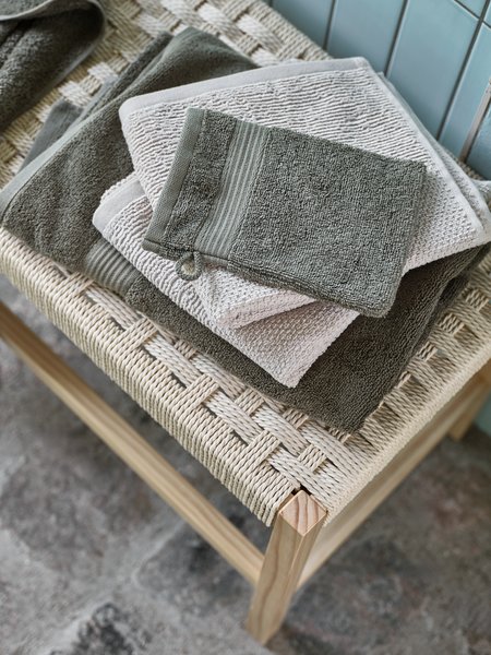 Guest towel KARLSTAD 40x60 olive KRONBORG