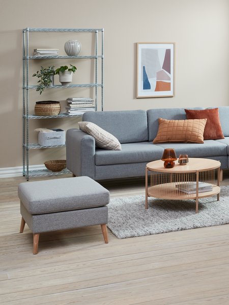 Table basse SNESLEV Ø70 coloris chêne | JYSK