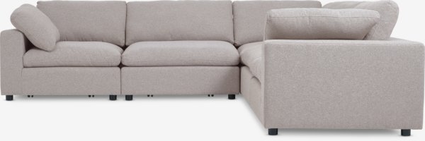 Modulares Sofa LUNDBY Ecke Stoff sand