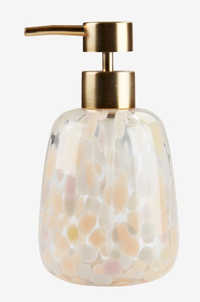 Soap dispenser EDSBRO handmade glass