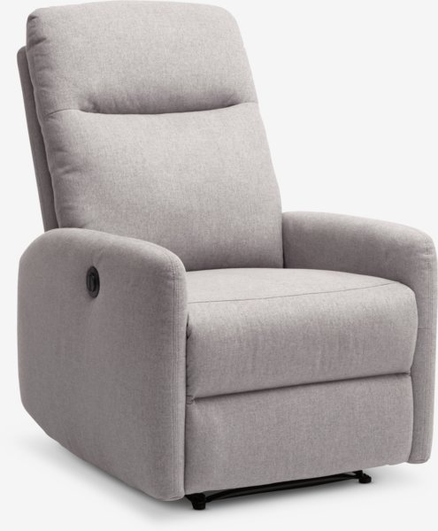 Sillón reclinable VONSILD eléctrico gris claro