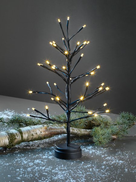 Lystræ NORDRE H45cm m/48 LED og timer